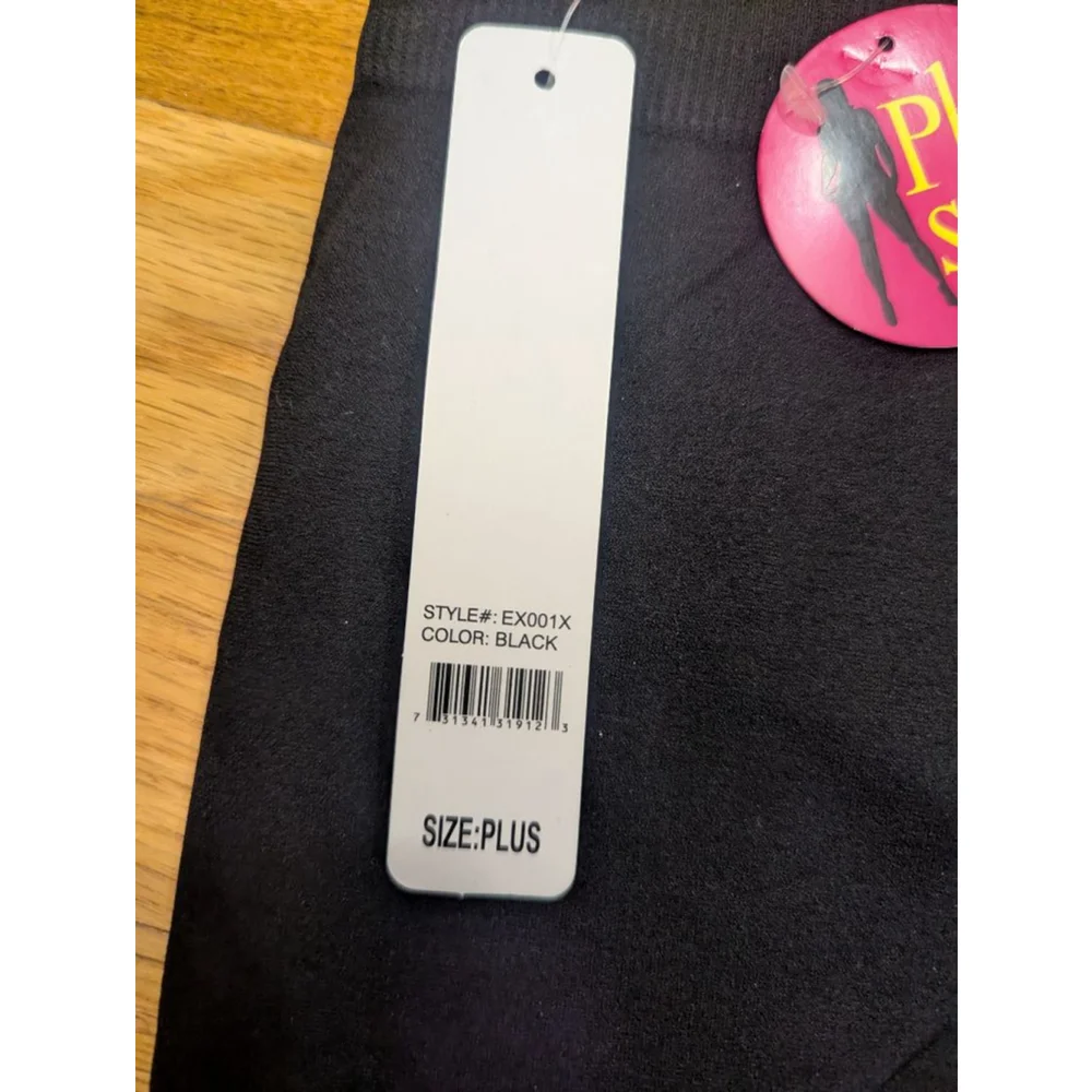 Mopas Black Leggings Plus Size NWT XL 1X - Picture 4 of 7